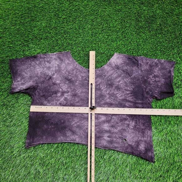 Rolling-Stones Cropped Shirt Womens XL 22x18 Tongue - Picture 3 of 14